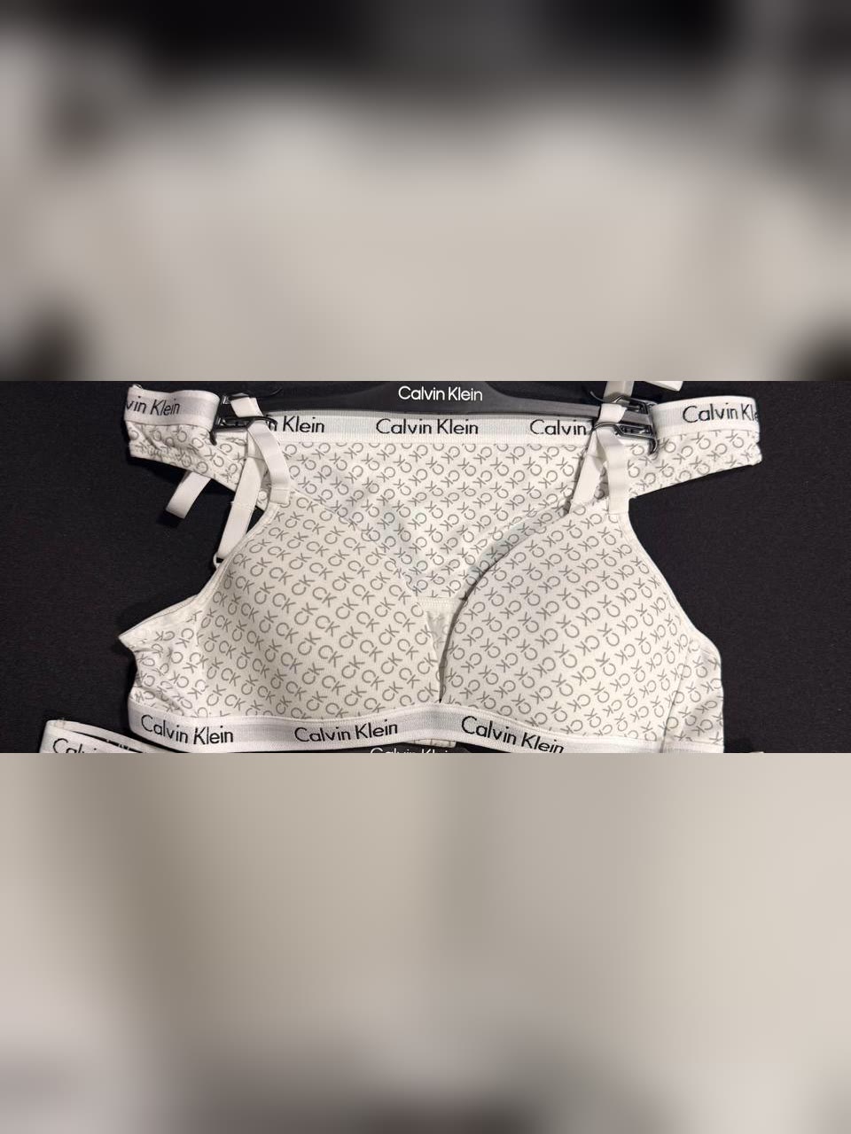 Conjunto CK Monograma Blanco
